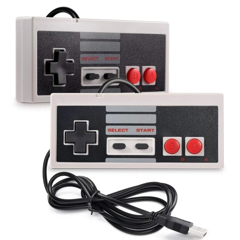 Suily 2 Pack USB Gamepad Controller for NES Emulators PC Mac Raspberry Pi Wired